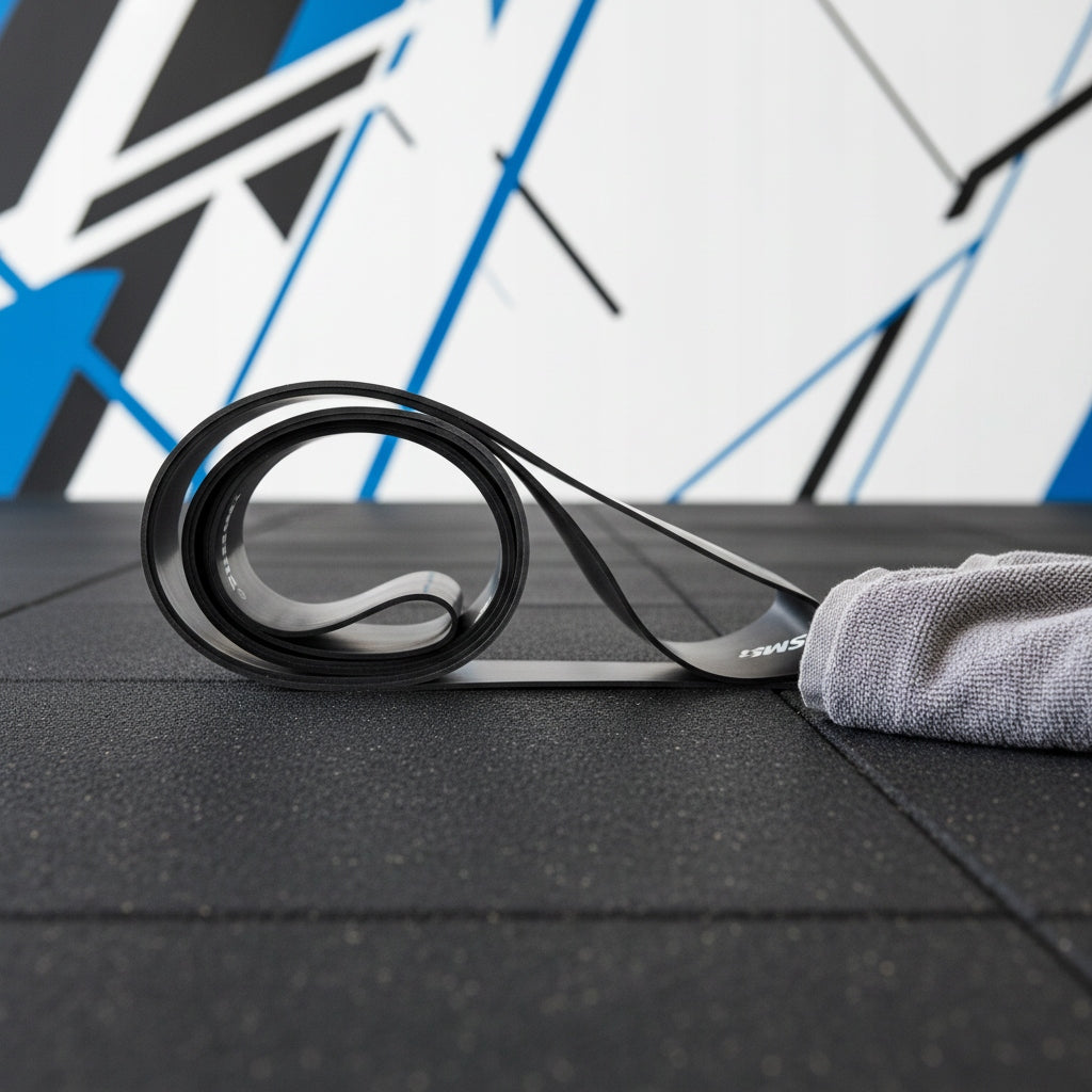 Exercise rubber GU04 black 1,2x50x600mm HMS Model GU04