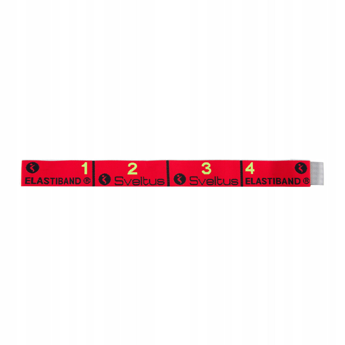 Exercise rubber Sveltus Elastiband black-red