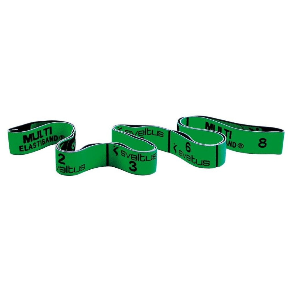 Exercise rubber Sveltus Multi green 0013 Width 40 mm