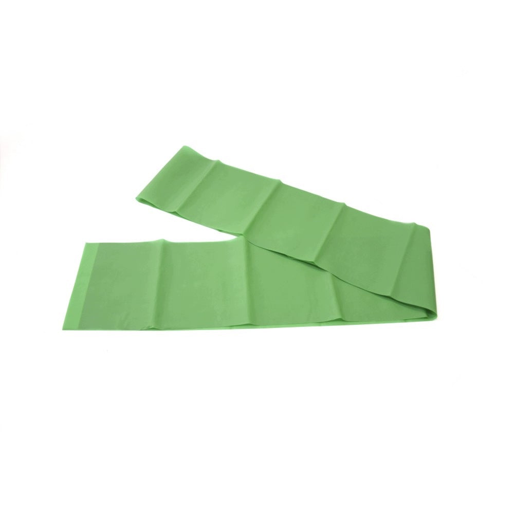 Exercise tape 130cm 14cm LEVEL 3 fitness band green