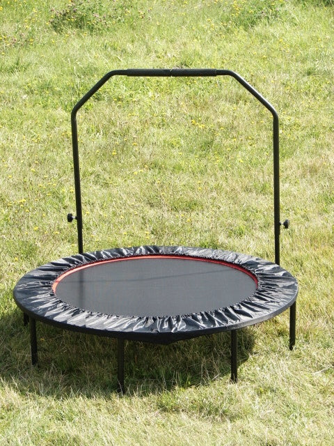 Exercise trampoline for children and adults, WITH HANDRAIL, DIAMETER 120 cm Total height 130 cm