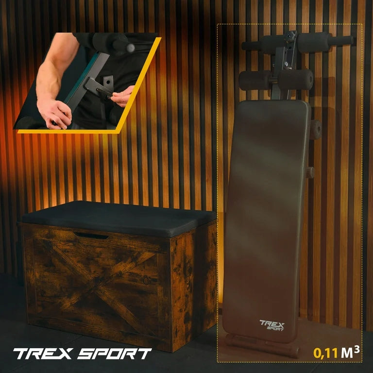 Exercise weight bench slant bench folding Trex Sport Brand Trex Sport