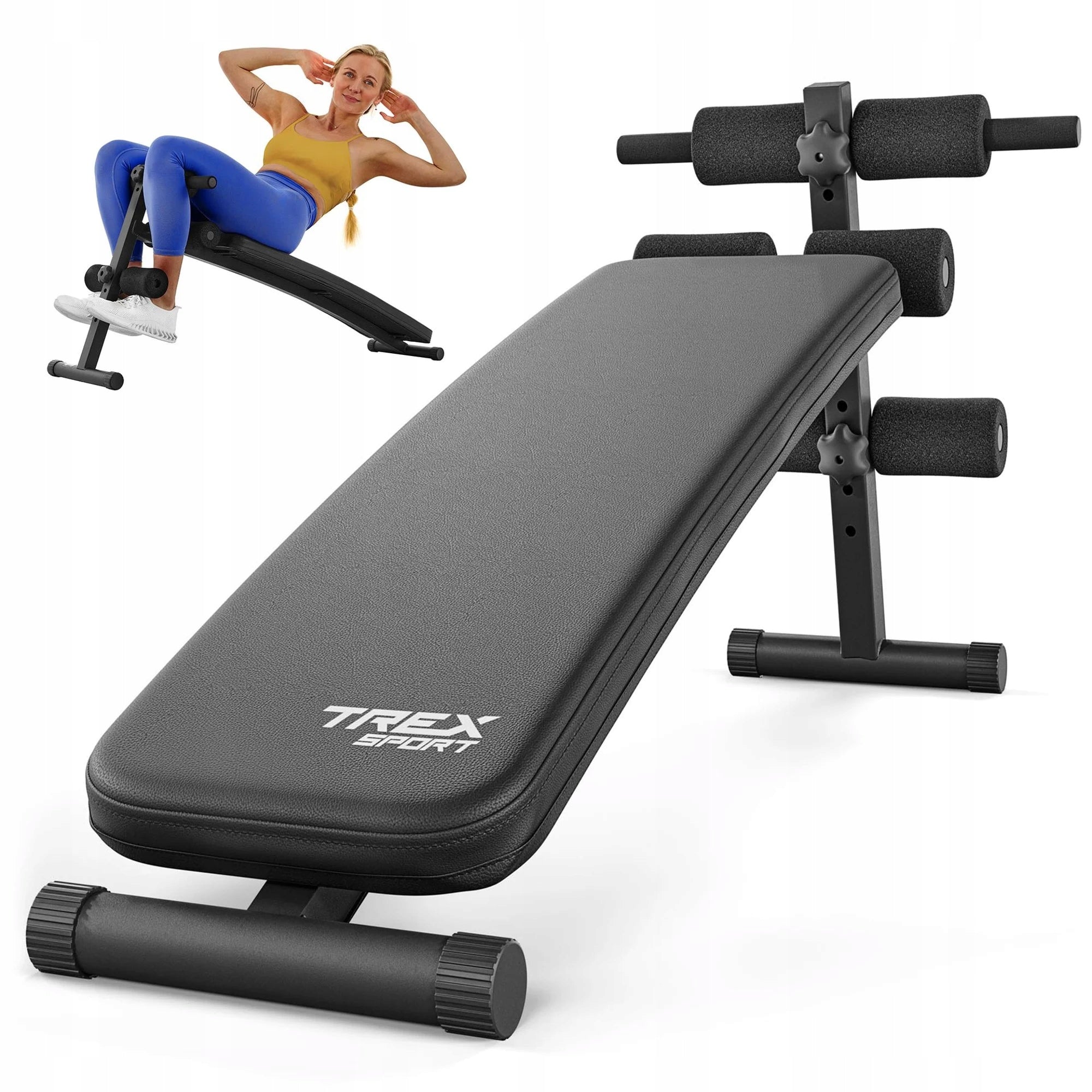 Exercise weight bench slant bench folding Trex Sport