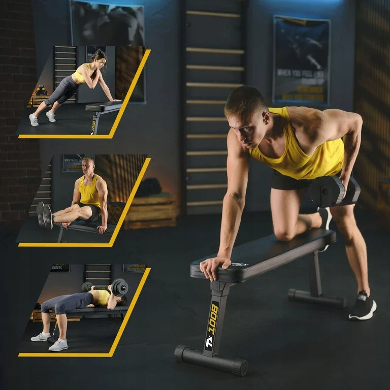 Exercise weight bench straight folding bench Trex Sport Manufacturer code TX-100B