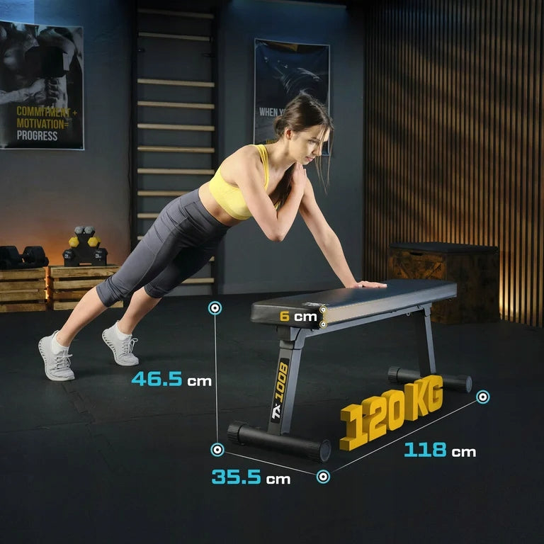 Exercise weight bench straight folding bench Trex Sport Packaging status original