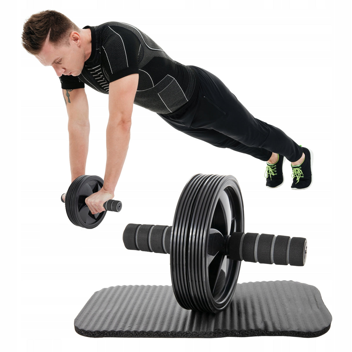 Exercise wheel single roller for exercise+ mat Manufacturer code 8DM000390
