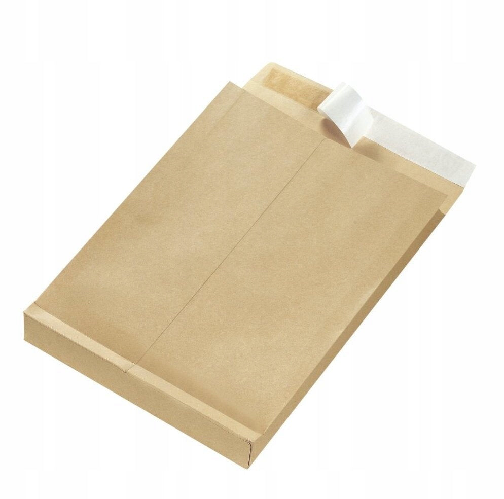 Expandable envelope C4 with strap HK 10 PCS without window brown x 5 PACK Packaging status original