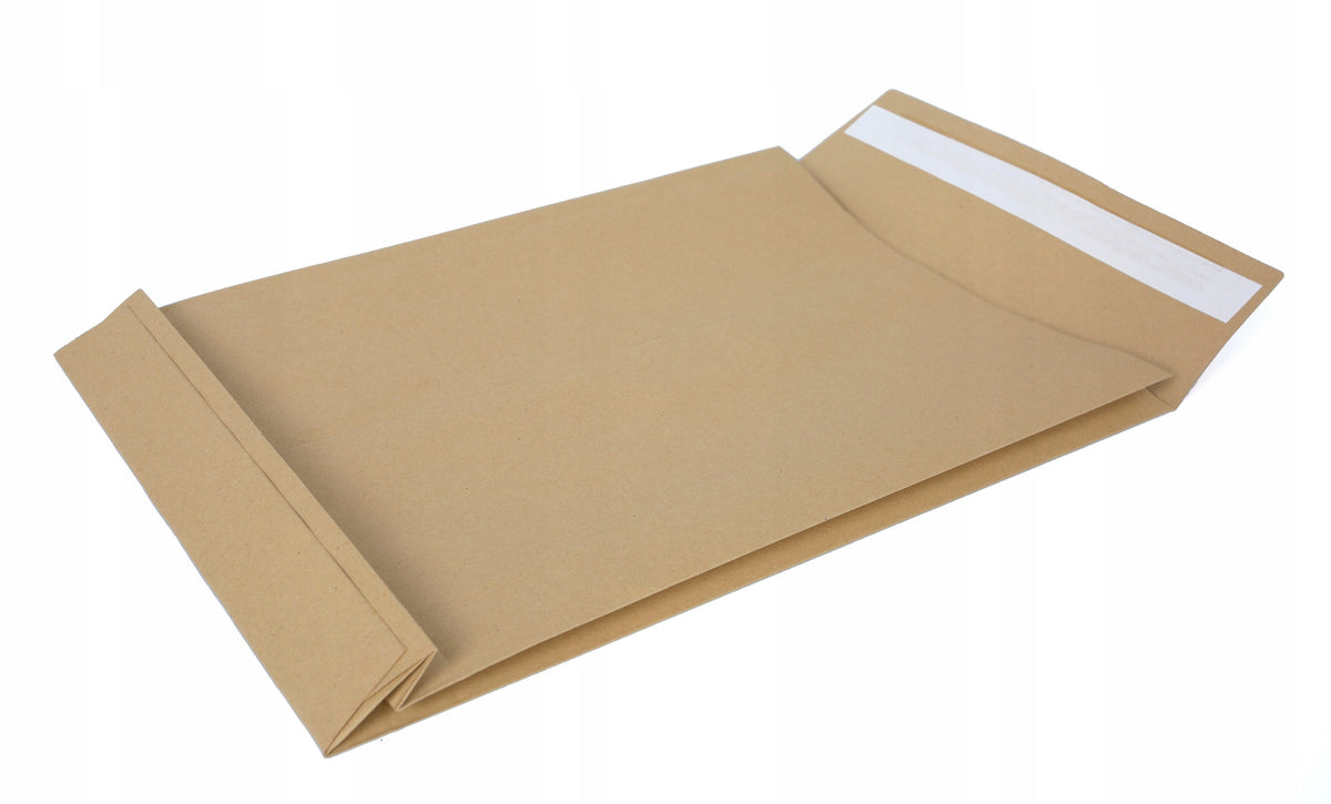 Expandable envelope RBD BRONZE E4 - LARGE CAPACITY Color brown