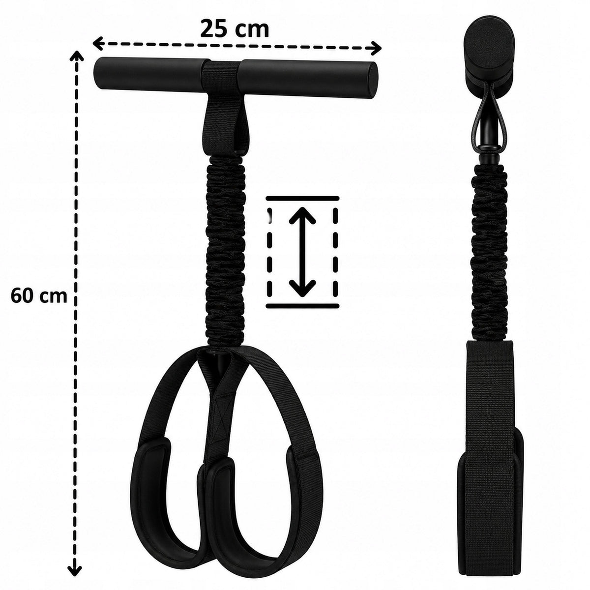 Expander Resistance Rubber with Fitness Leg Firming Handles Packaging status original