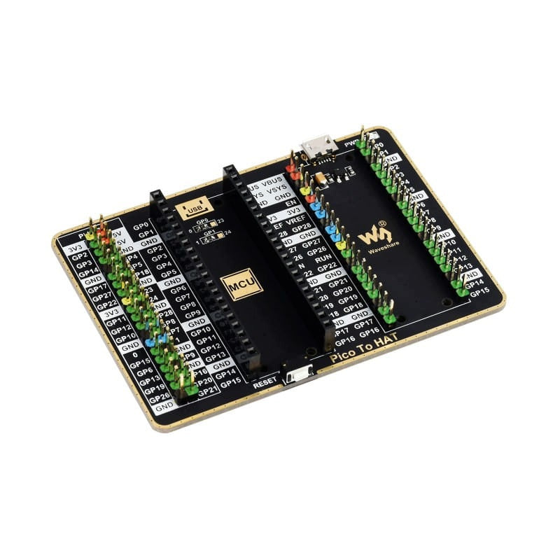 Expander for Raspberry Pi Pico, board with male GPIO connectors