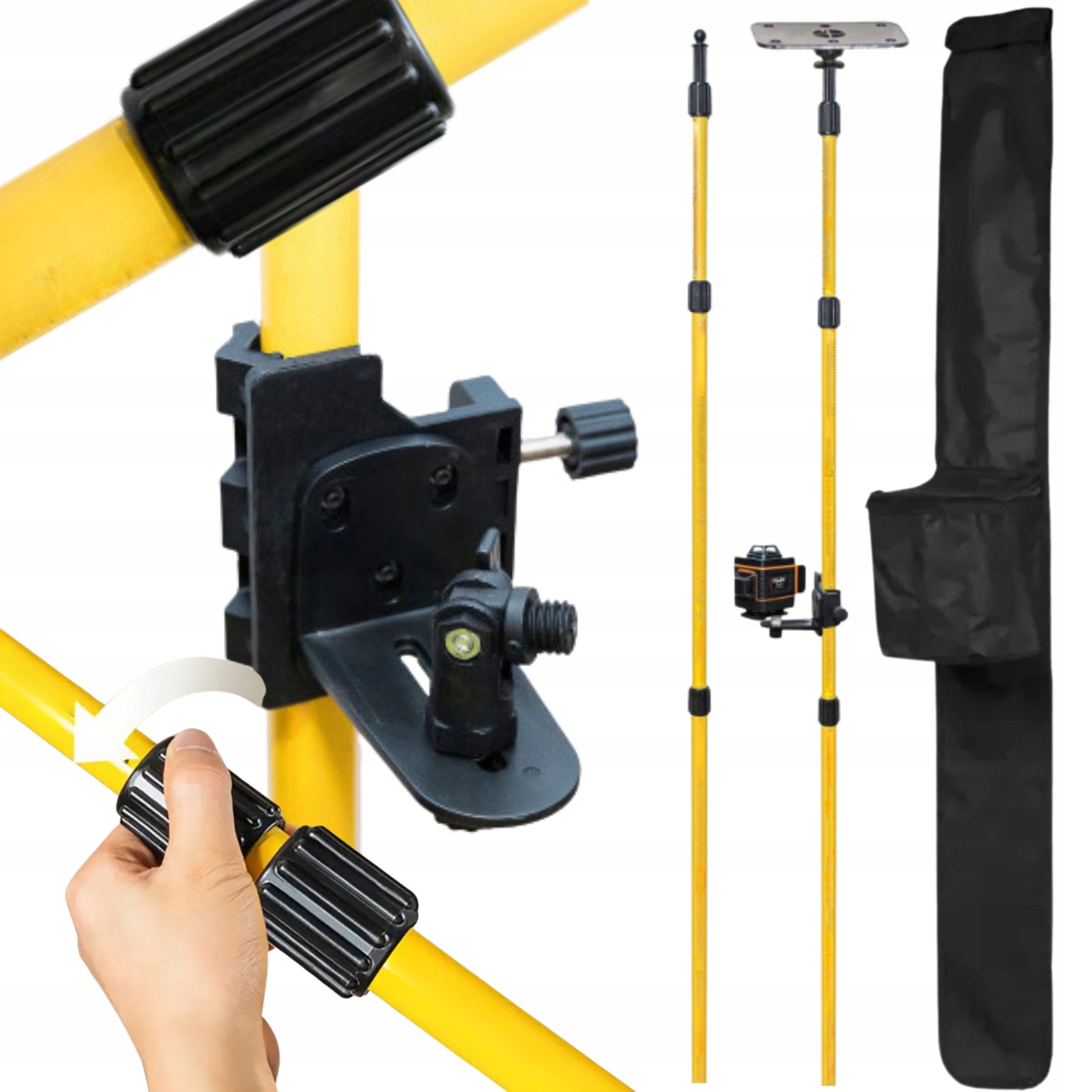 Expansion Tripod Pole For Level Column for Laser 300 cm Packaging status original