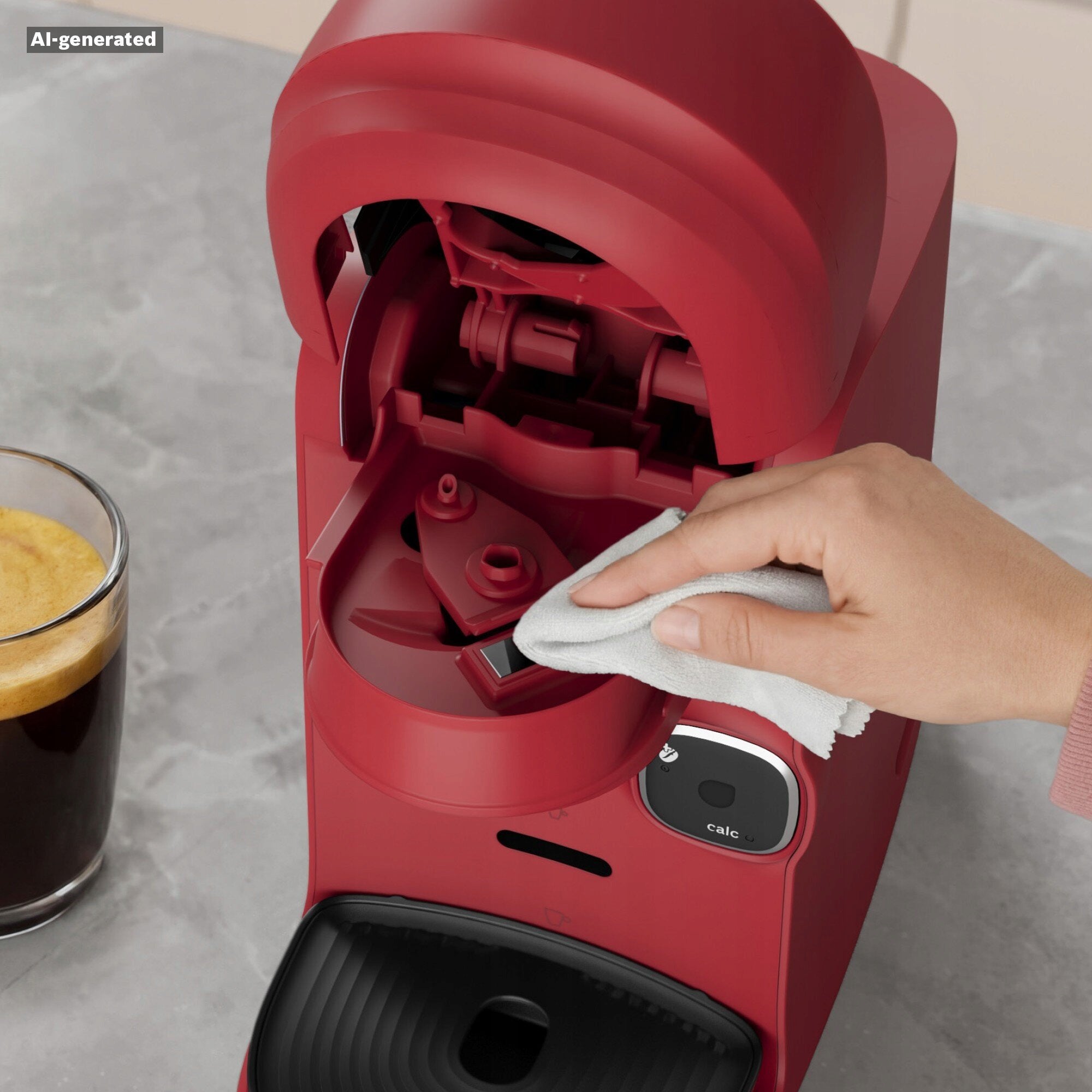 Express BOSCH Tassimo Harmony Plus TAS173B Red Model TAS173B
