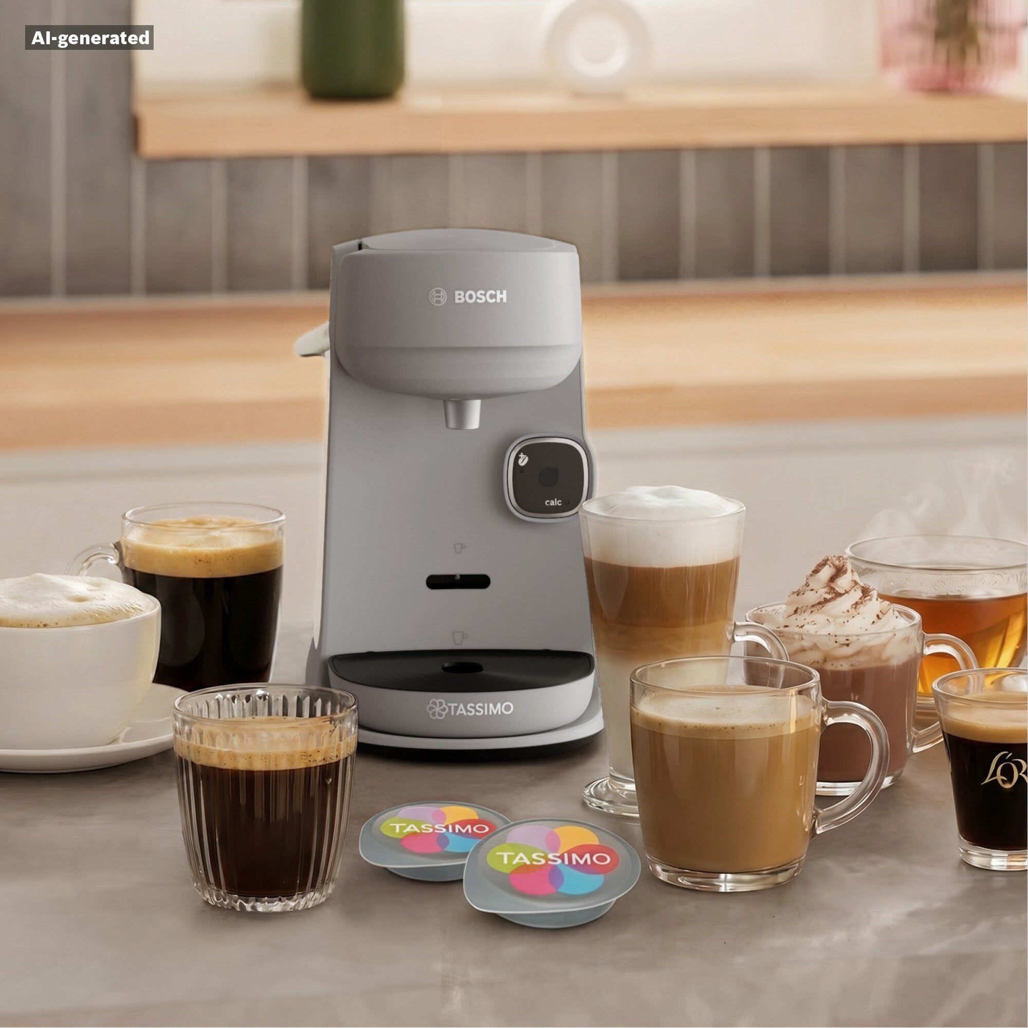 Express BOSCH Tassimo Harmony Plus TAS177B Grey Model TAS177B