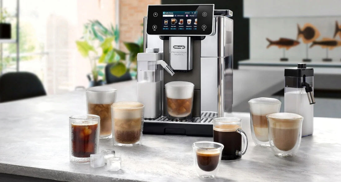 Express DELONGHI PrimaDonna Aromatic ECAM630.75.TSM Cold Brew Brand De'Longhi