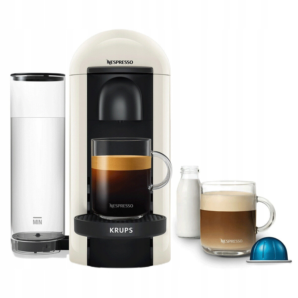 Express KRUPS Vertuo Plus XN903110 White Model XN903