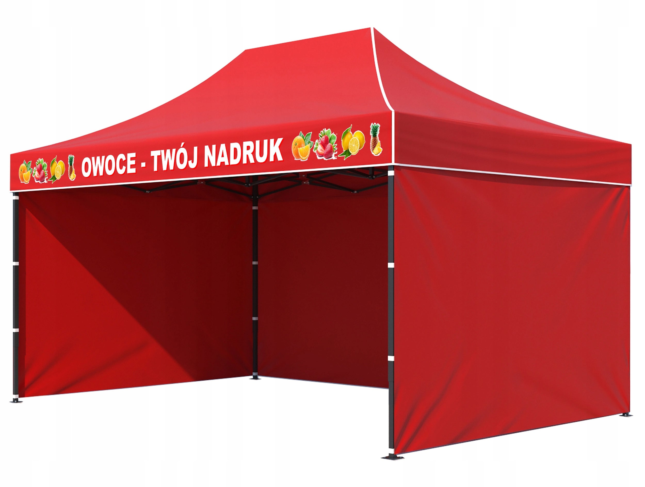Express Tent with Trade Fair LOGO 3x6 Pavilion with PRINT TRADE INSCRIPTION Manufacturer code Namiot 3x6 plus logotyp