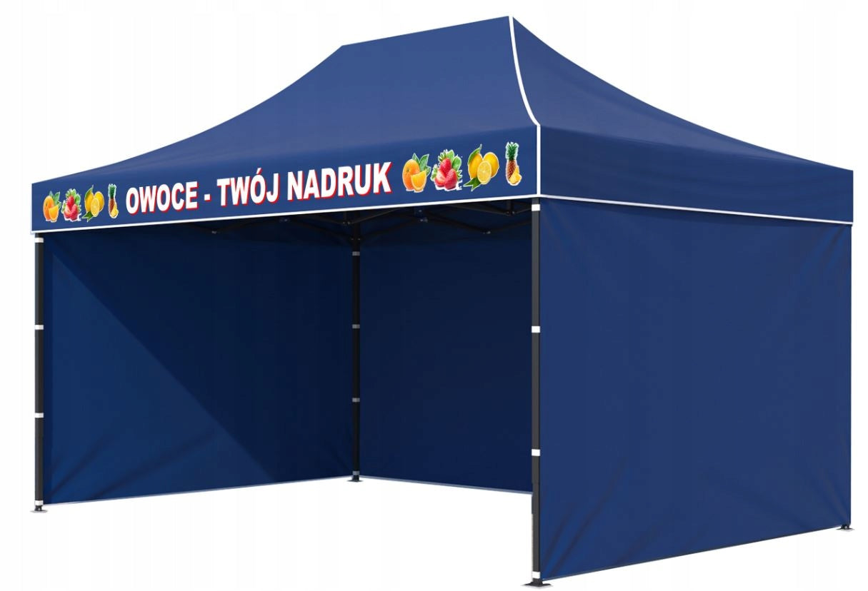 Express Tent with Trade Fair LOGO 3x6 Pavilion with PRINT TRADE INSCRIPTION