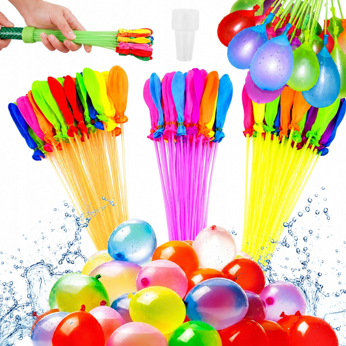 Express WATER BALLOONS Water Bombs AUTOMATIC THREAD 111 pcs. Packaging status original