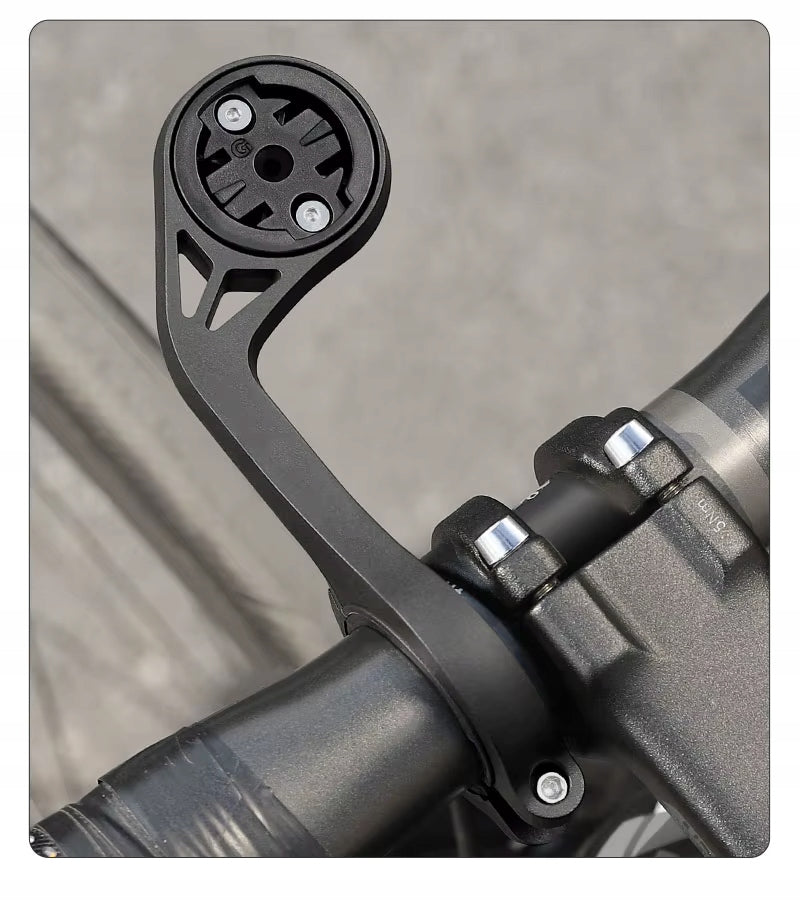Extended Bicycle Combo Holder for GARMIN Edge Wahoo Elemnt Bryton Counter Model Extended Out-front Combo Mount PA