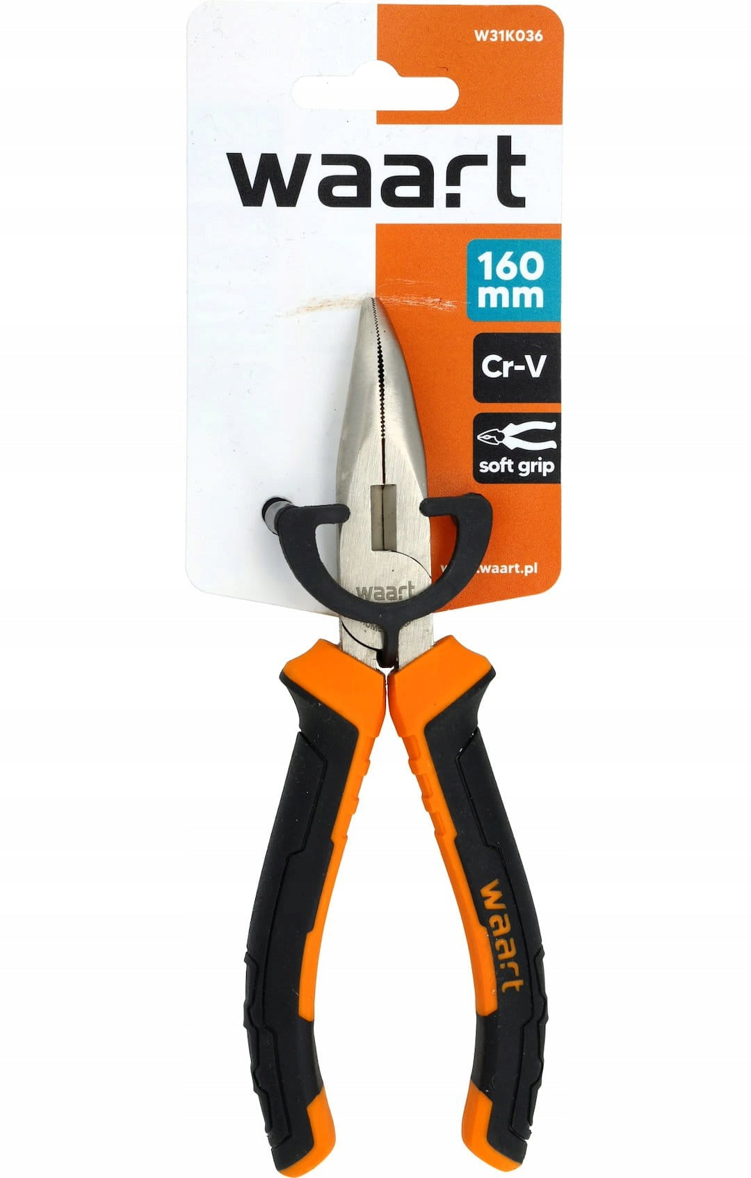Extended bent pliers 160 mm