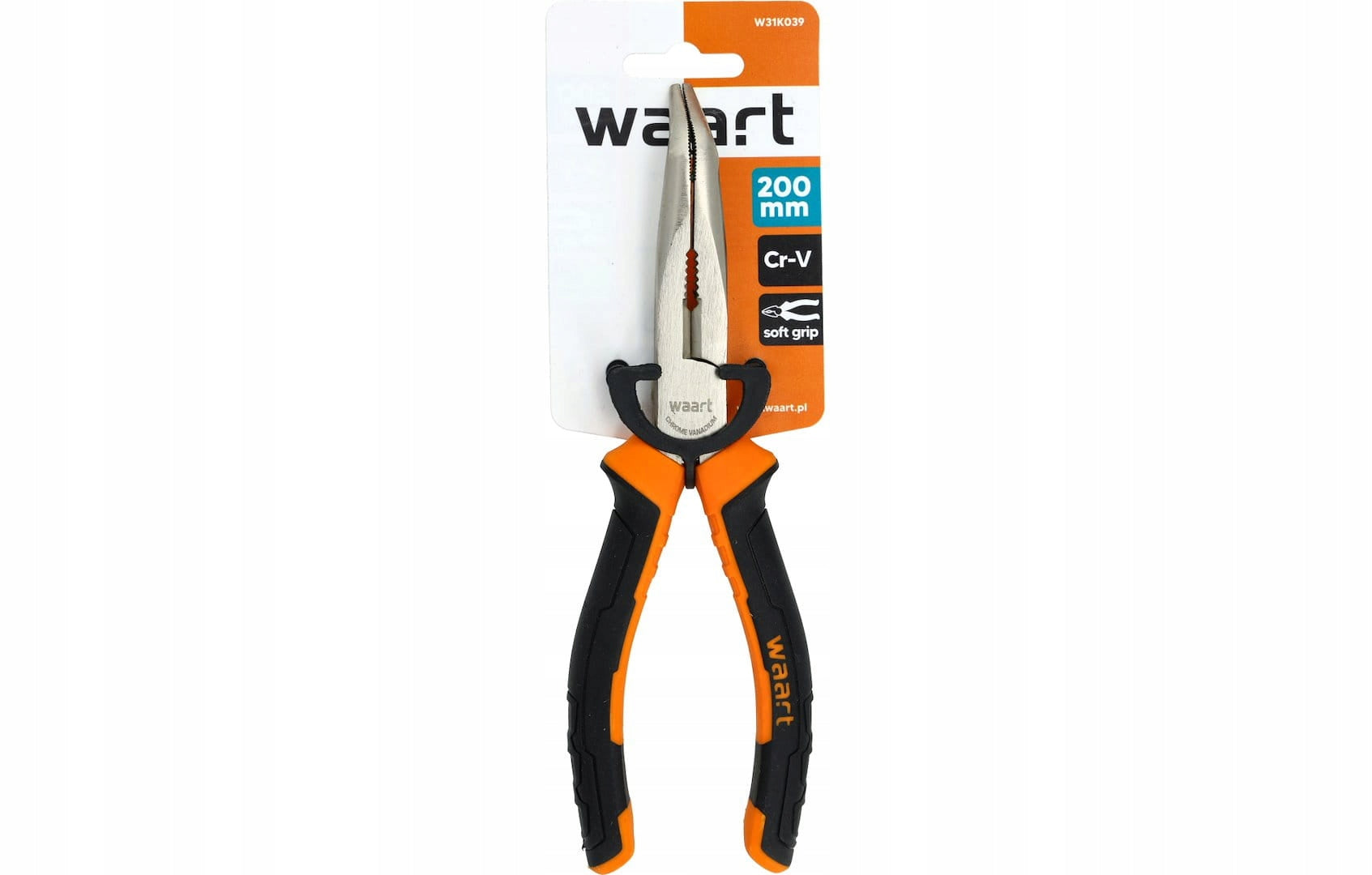Extended bent pliers 200 mm
