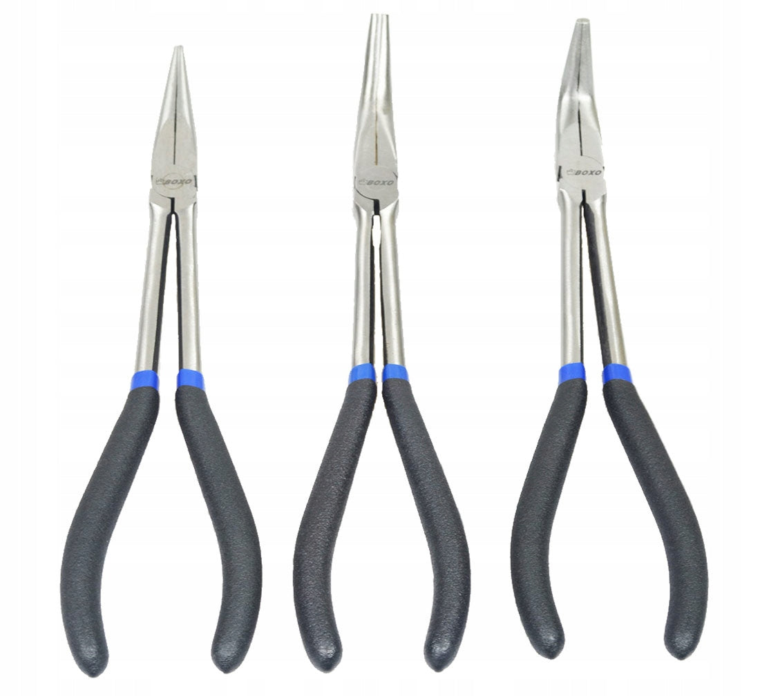 Extended pliers Set Straight Bent 3el BOXO