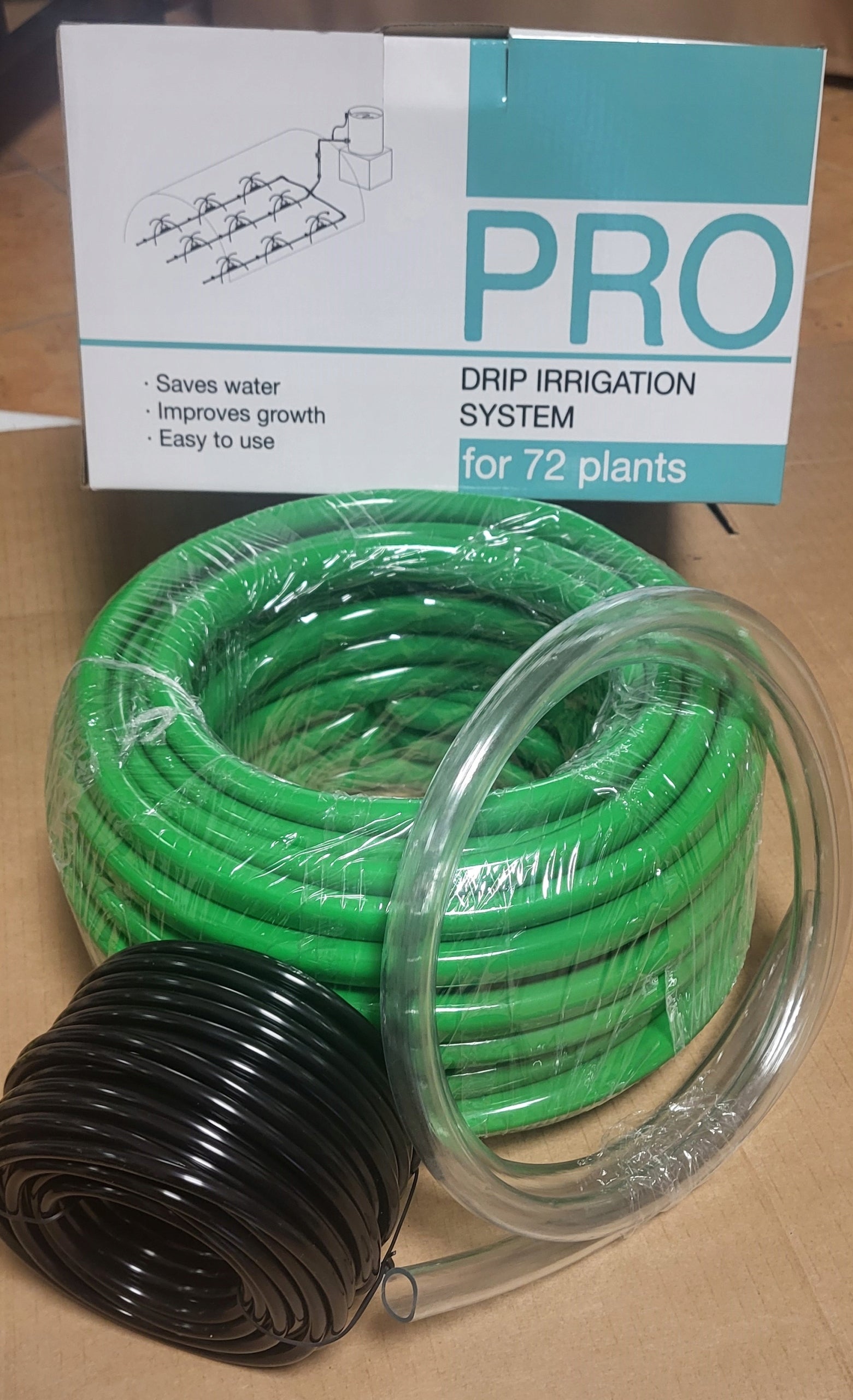 Extensive PRO irrigation system for garden greenhouses up to 72 plants Product height 5 cm