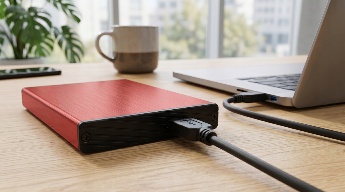 External Drive 750GB USB 3.0 HDD Portable For Laptop Computer Console TV Manufacturer Komtek