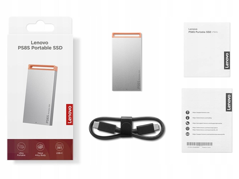 External SSD Lenovo PS6S 1 TB silver