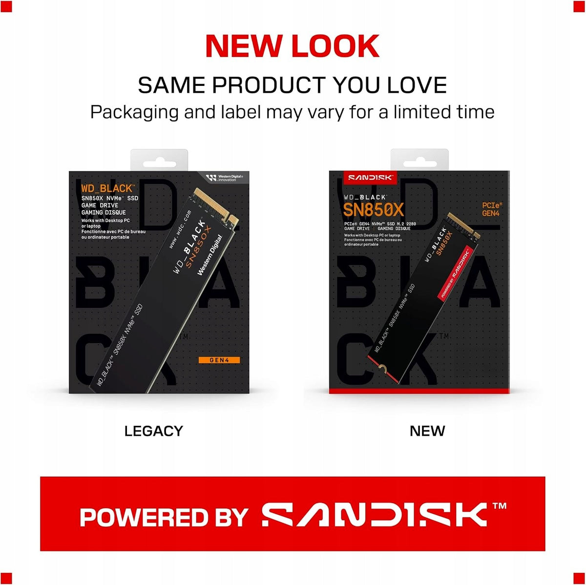 External SSD WD SN850X 1000 GB