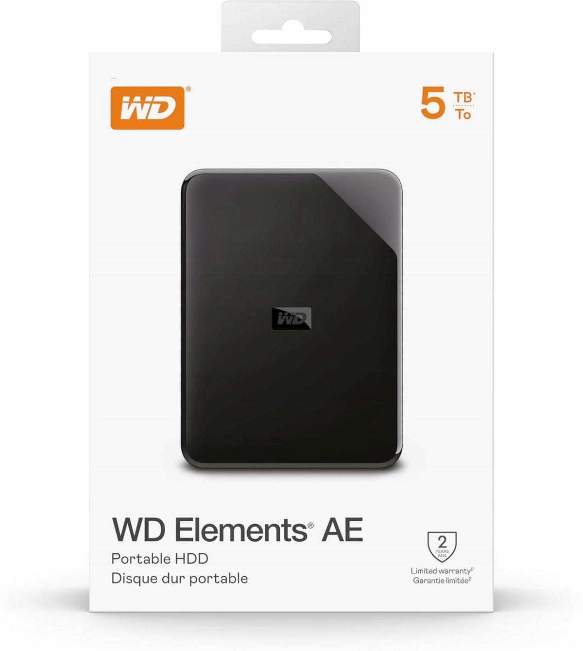 External USB HDD 2.5" WD Elements AE 5TB (WDBEBA0050BBK)