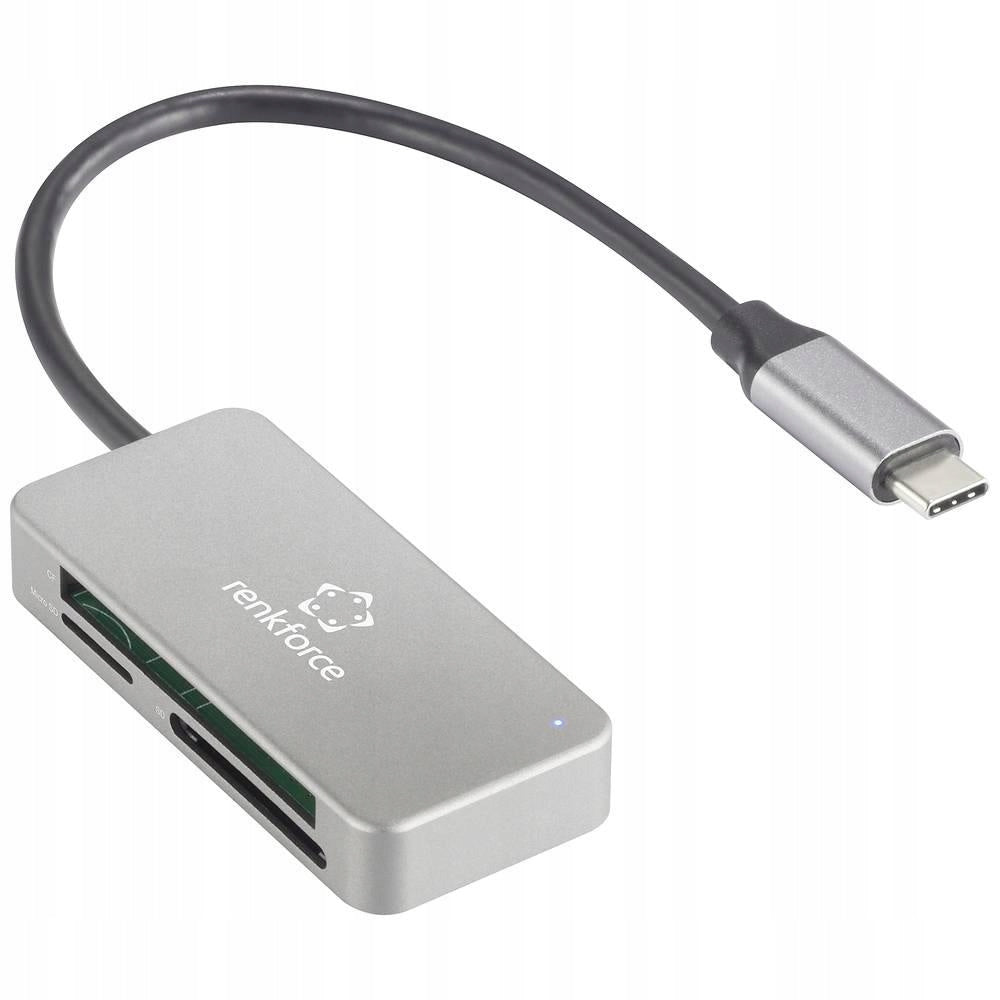 External memory card reader Renkforce RF-PCR-210 RF-5151020 USB-C 5Gbps