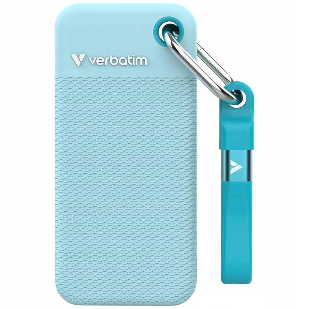 Externí SSD disk Verbatim Pocket 2TB USB-C 3.2 Gen 2 modrý