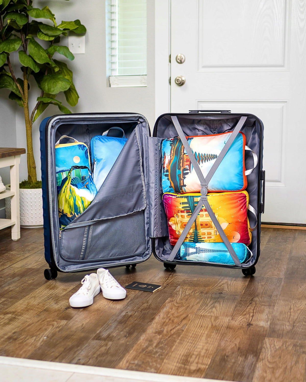 Extra Large Compression Packing Cube for Luggage Color multicolor