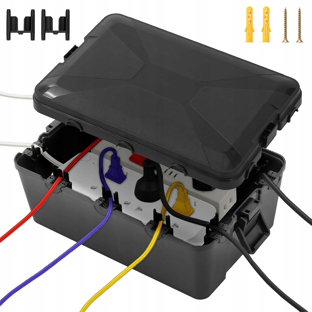 Extra large cable box (32 x 21,2 x 13,2 cm), IP54 waterproof Manufacturer code 4069943637786