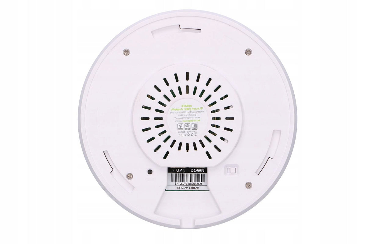Extralink FaceDisc AP | Access Point | 2,4GHz 300Mbps, 2x RJ45 100Mb/s, Manufacturer Extralink
