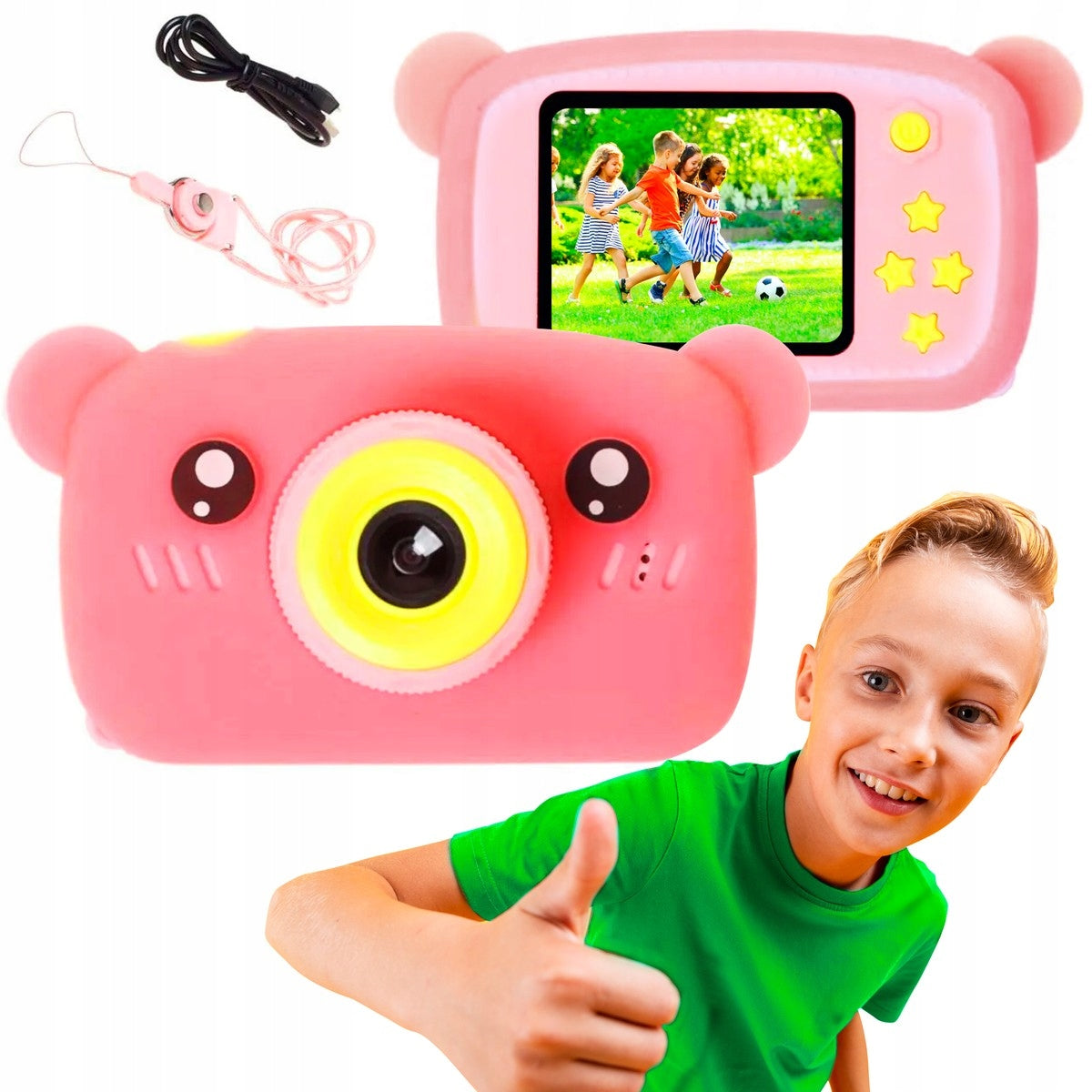 Extralink Kinderkamera H25 Rosa 