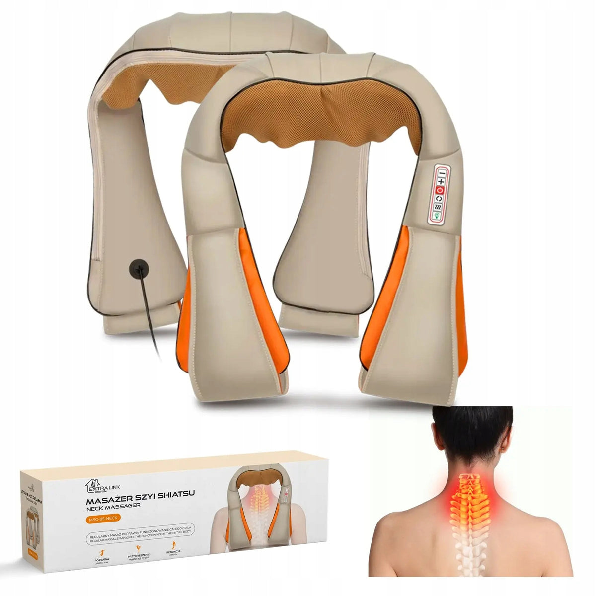 Extralink Smart Life Neck Massager 3 Speed, 24W,