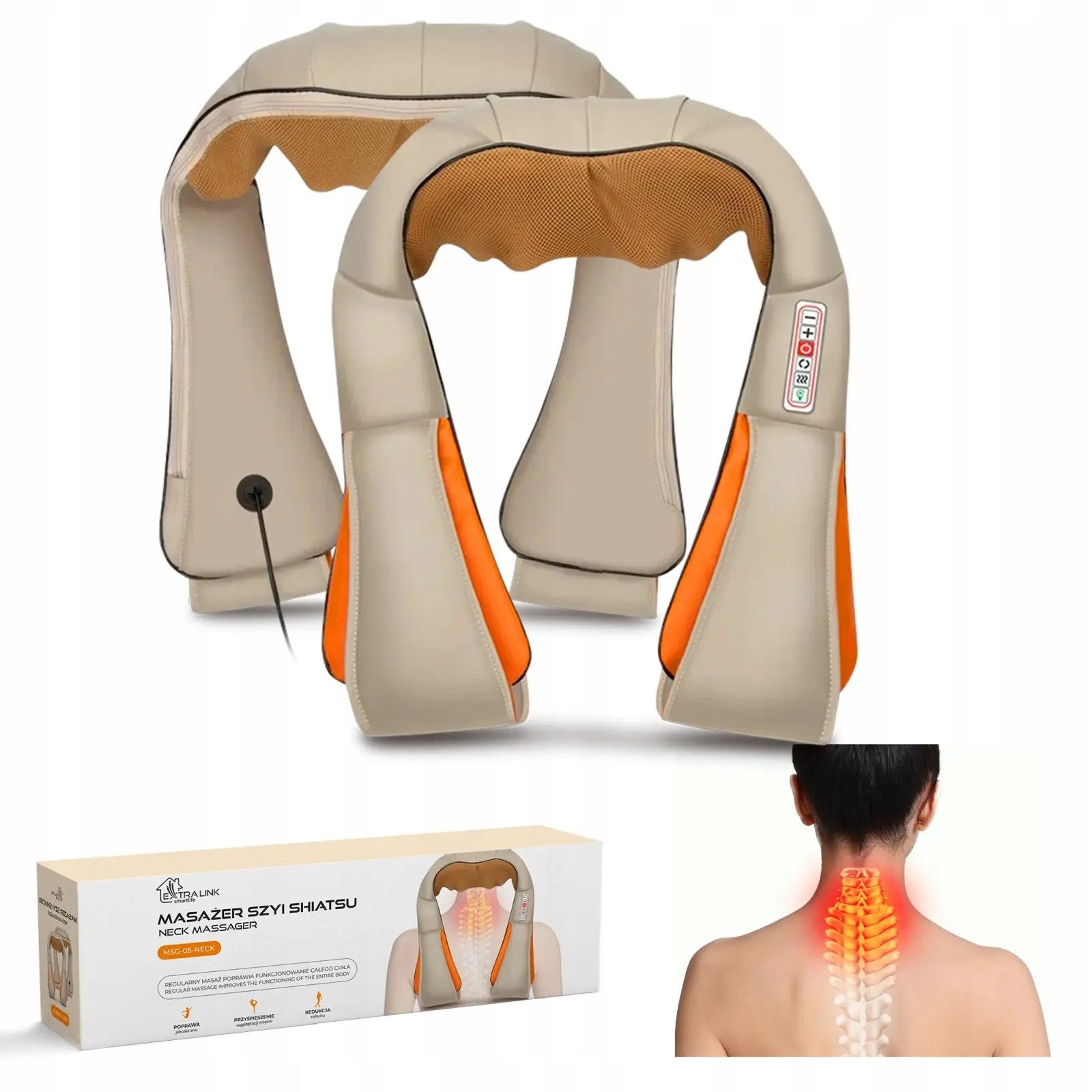 Extralink Smart Life Neck Massager 3 Speed, 24W,