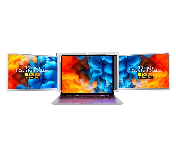 Extralink Smart Life S500 2-Screen 14'' FHD IPS 60Hz Laptop Monitors