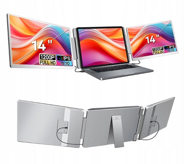 Extralink Smart Life S7 2-Screen 14'' FHD IPS 60Hz USB-C Laptop Monitor Sensor type IPS / PLS