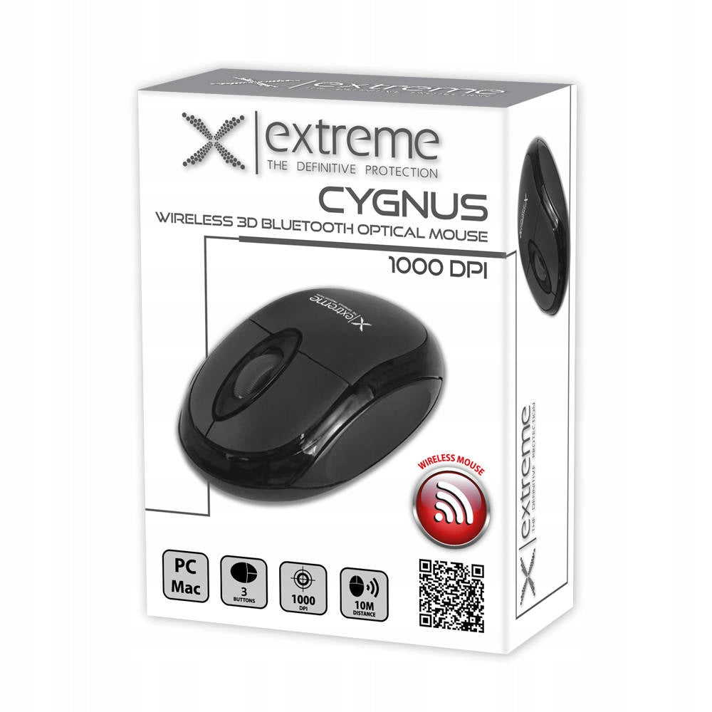 Extreme Wireless Bluetooth 3D optical mouse Cyngus Black Extreme Model CYNGUS