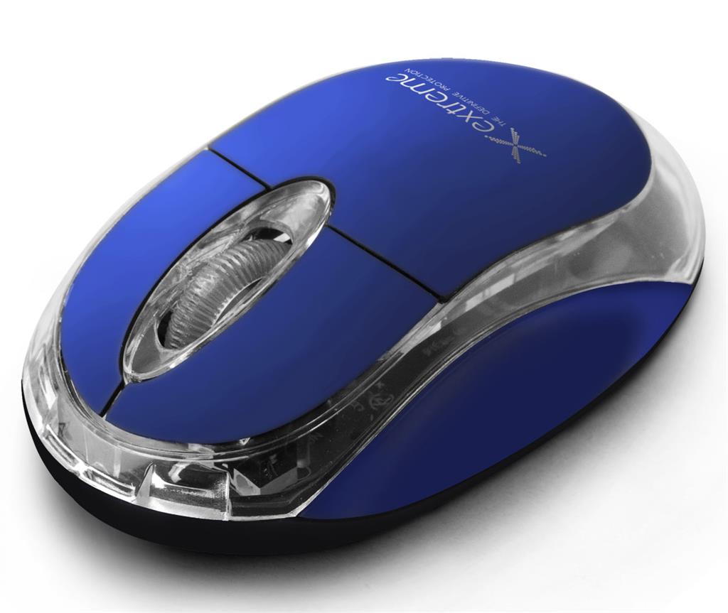 Extreme Wireless Mouse 2. 4Ghz 3D Optical USB Harrier Blue