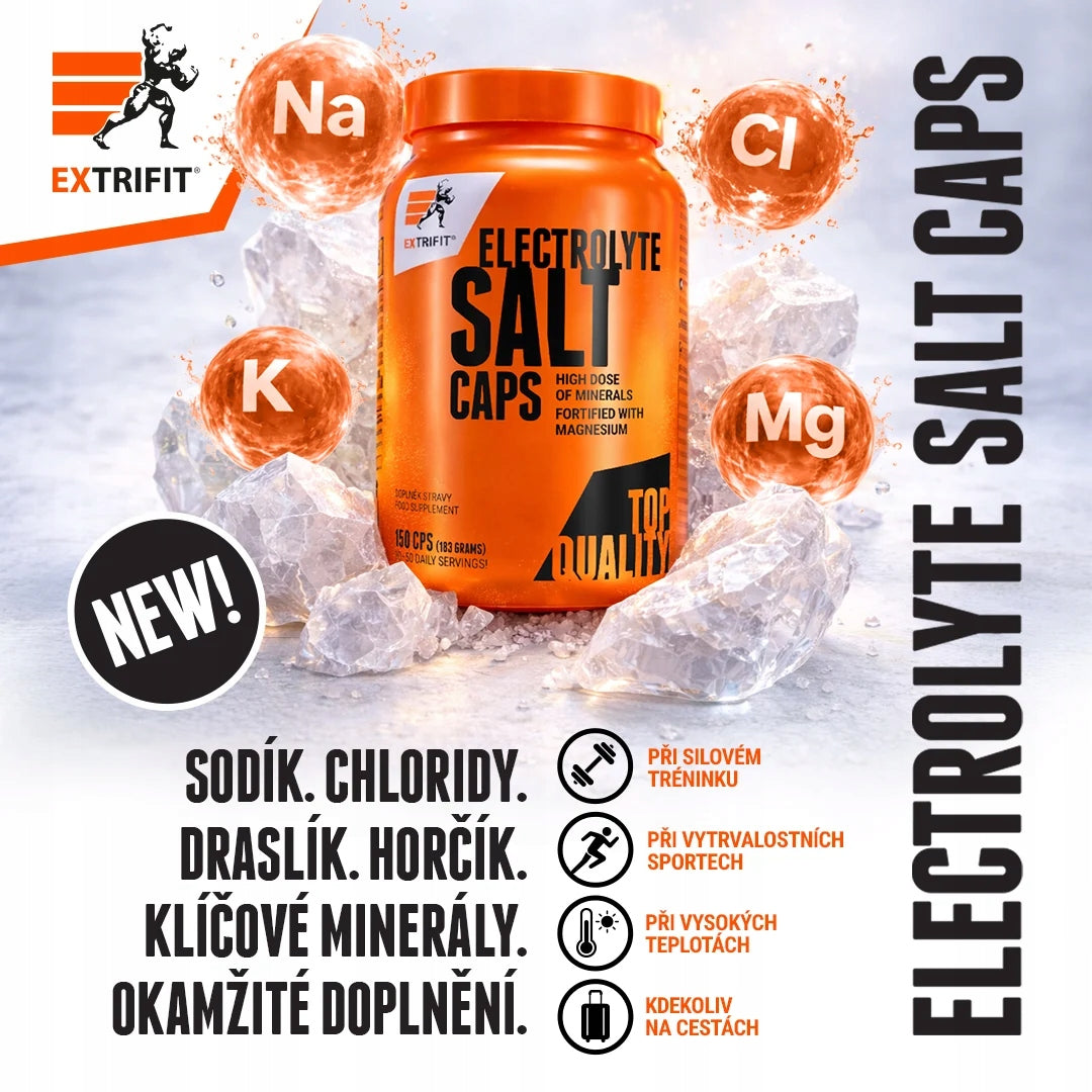 Extrifit Electrolyte Salt Caps 150 cps Expiration date not specified