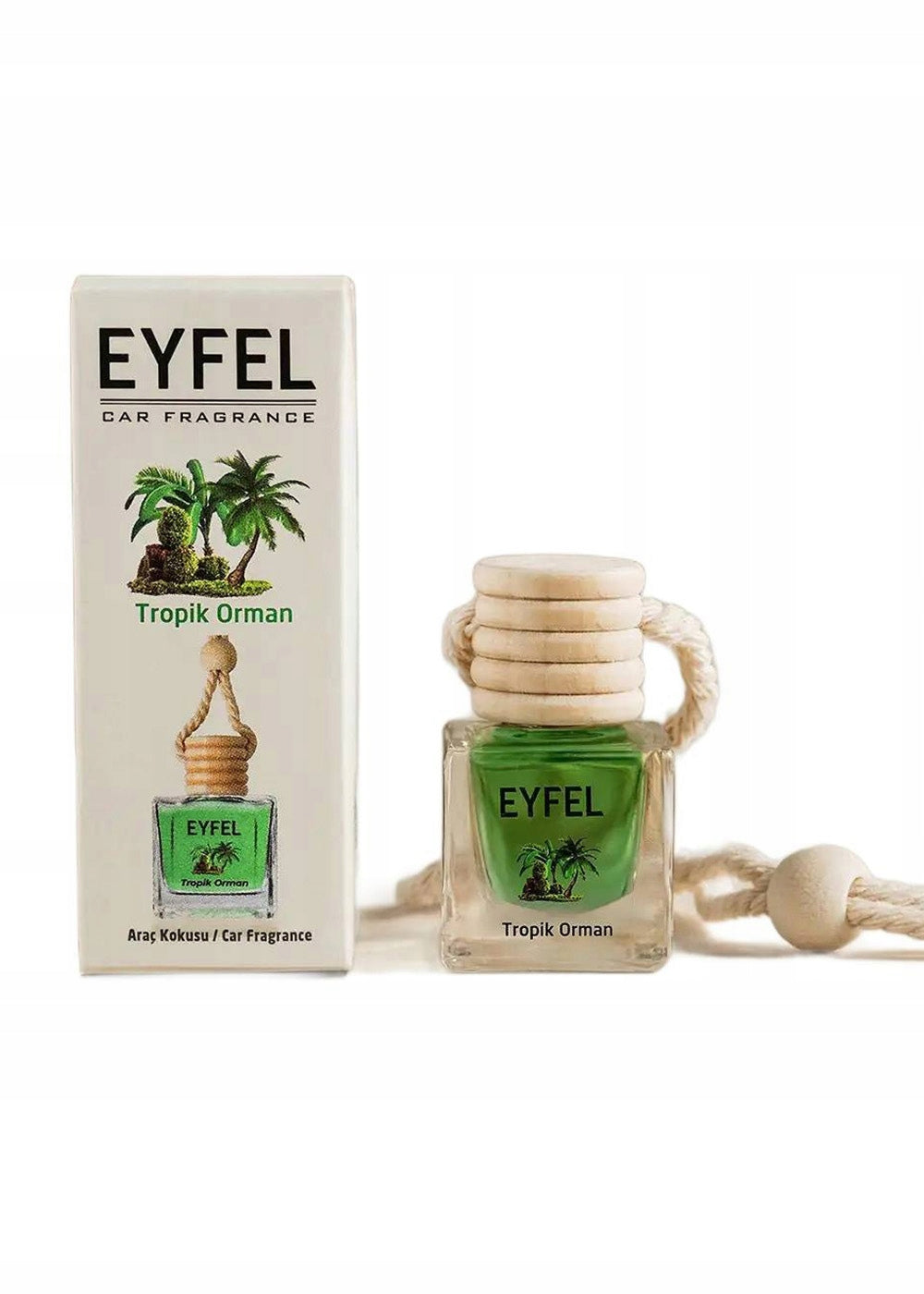 Eyfel Scented Pendant for Car Forest Tropical Car Freshener.