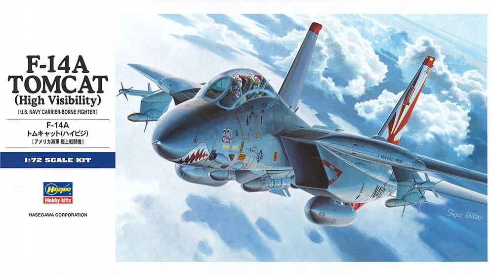 Konstruktorius Hasegawa - F-14A Tomcat (High Visibility), 1/72, 00533