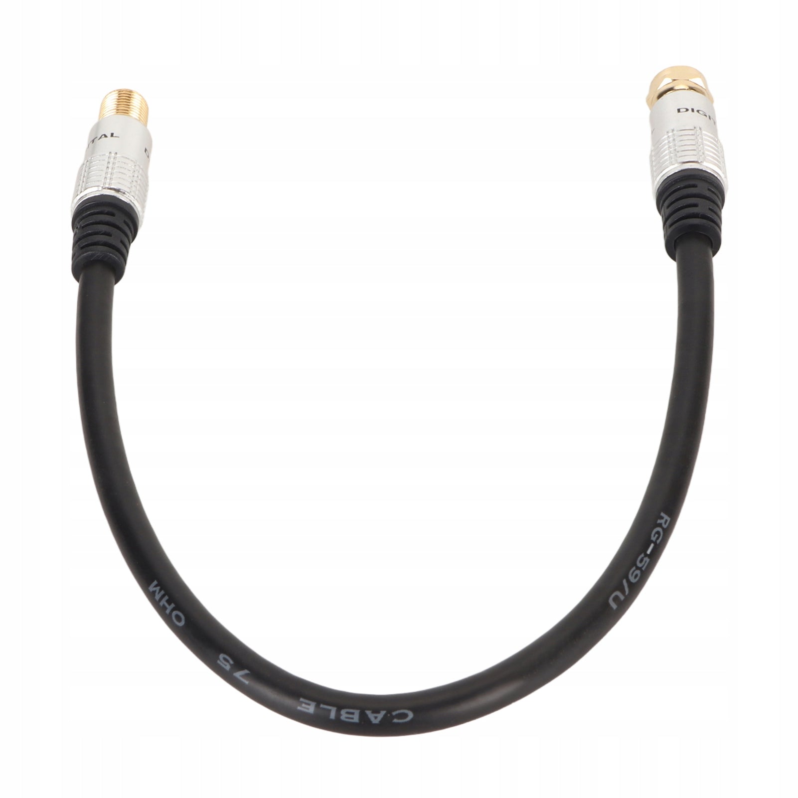 F Type Cable Male to Female Zoty Connector Digital Sound JQ