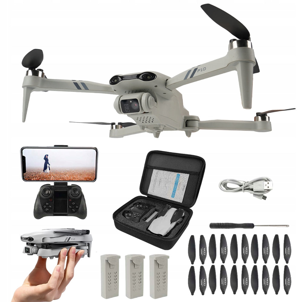 F10 DRONE HD CAMERA TOY 1600MAH REMOTE CONTROL QUADCOPTER CAN BE FOLDED + BATTERY Model dron F10