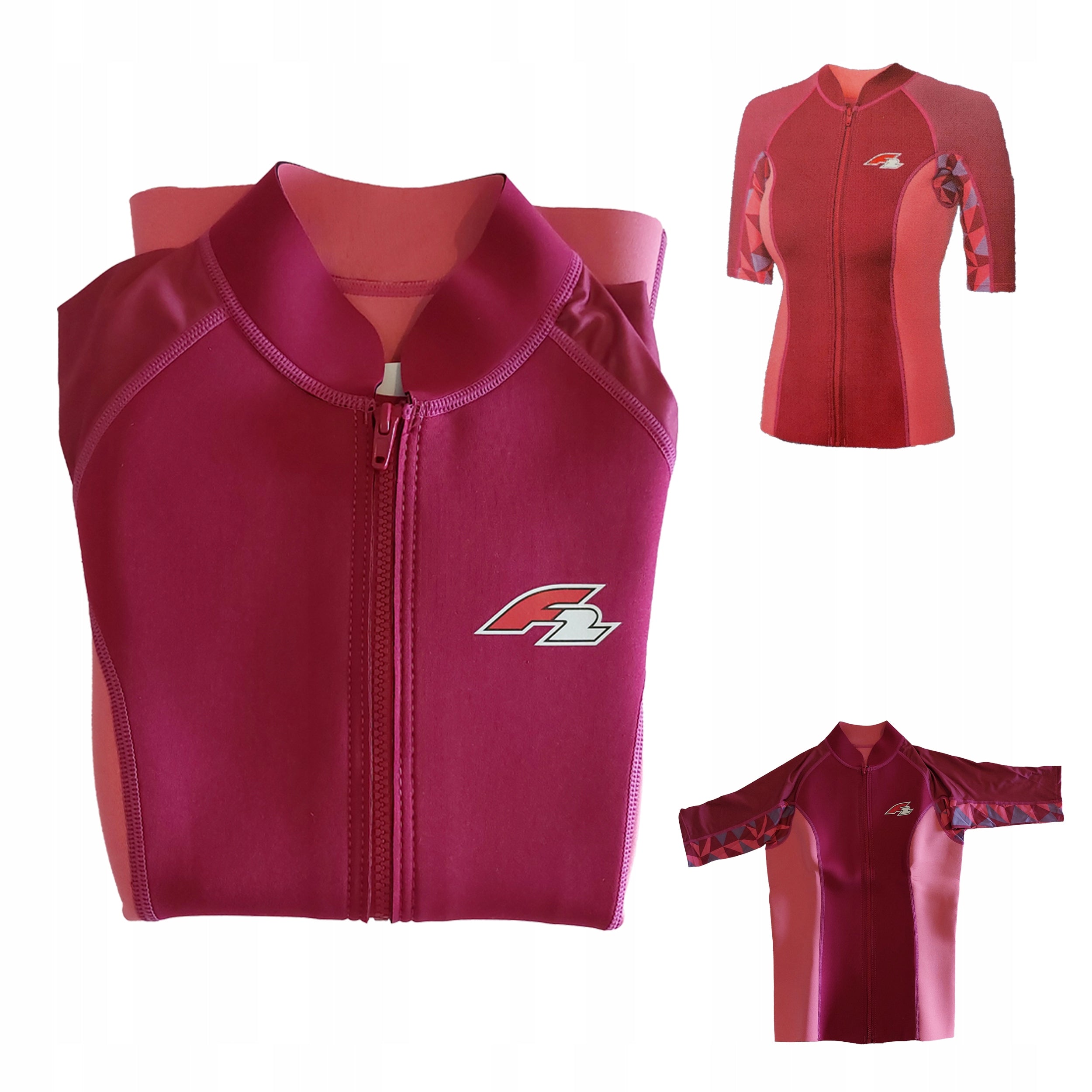 F2 neoprene shirt top for swimming winds wetsuit 1,5mm short women's r.L