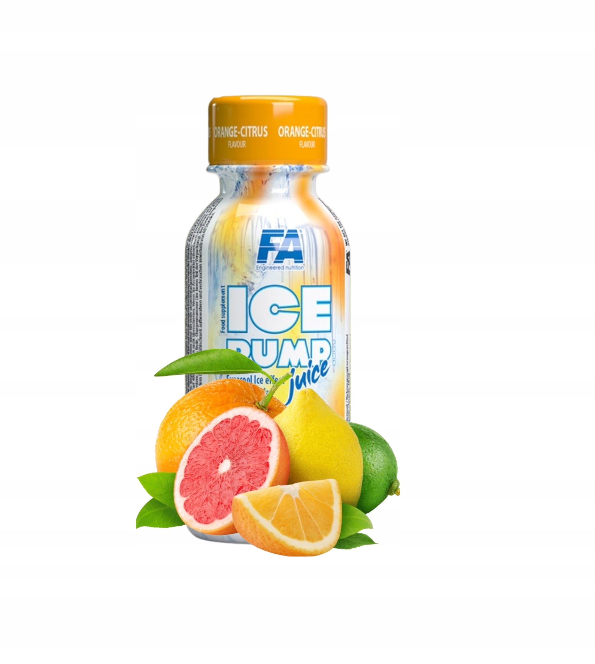 FA Ice Pump Juice Shot 120ml Orange Citrus Conditioner Before Workout Pump